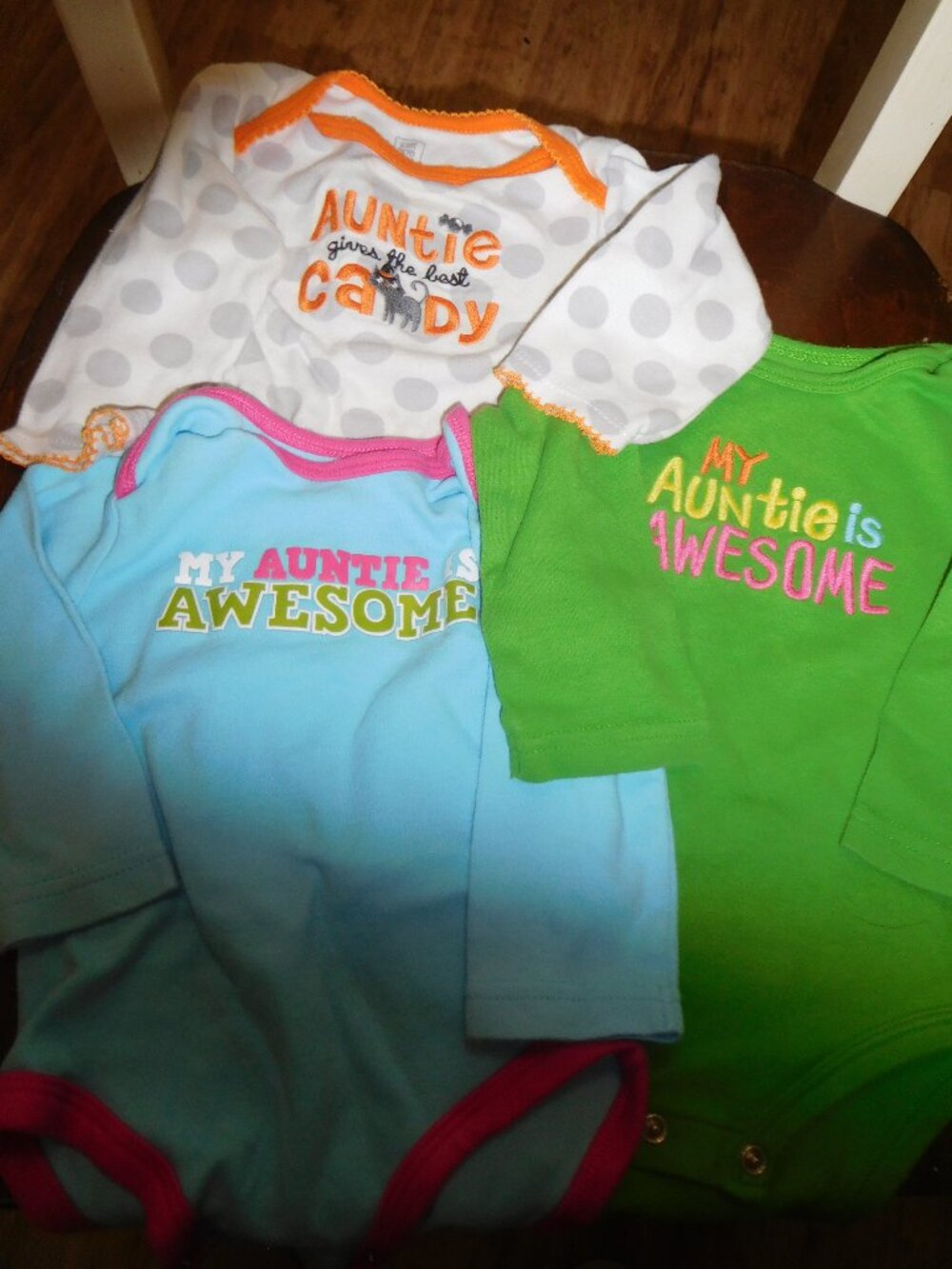 3- Auntie (9 Mos) Onsies